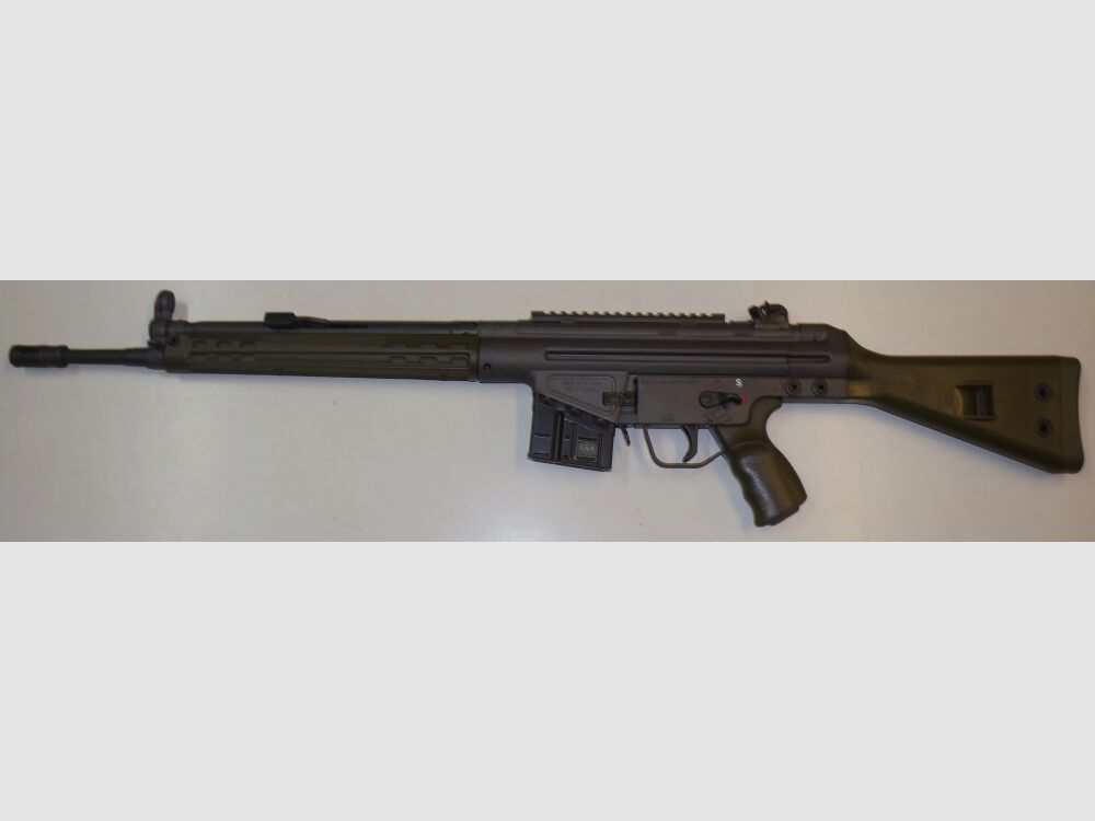 Schwaben Arms GmbH rifle semiautomática SAR M41 SPORTMATCH MF3 G3KT calibre 308win. - HECHO EN ALEMANIA - similar a HK41/G3