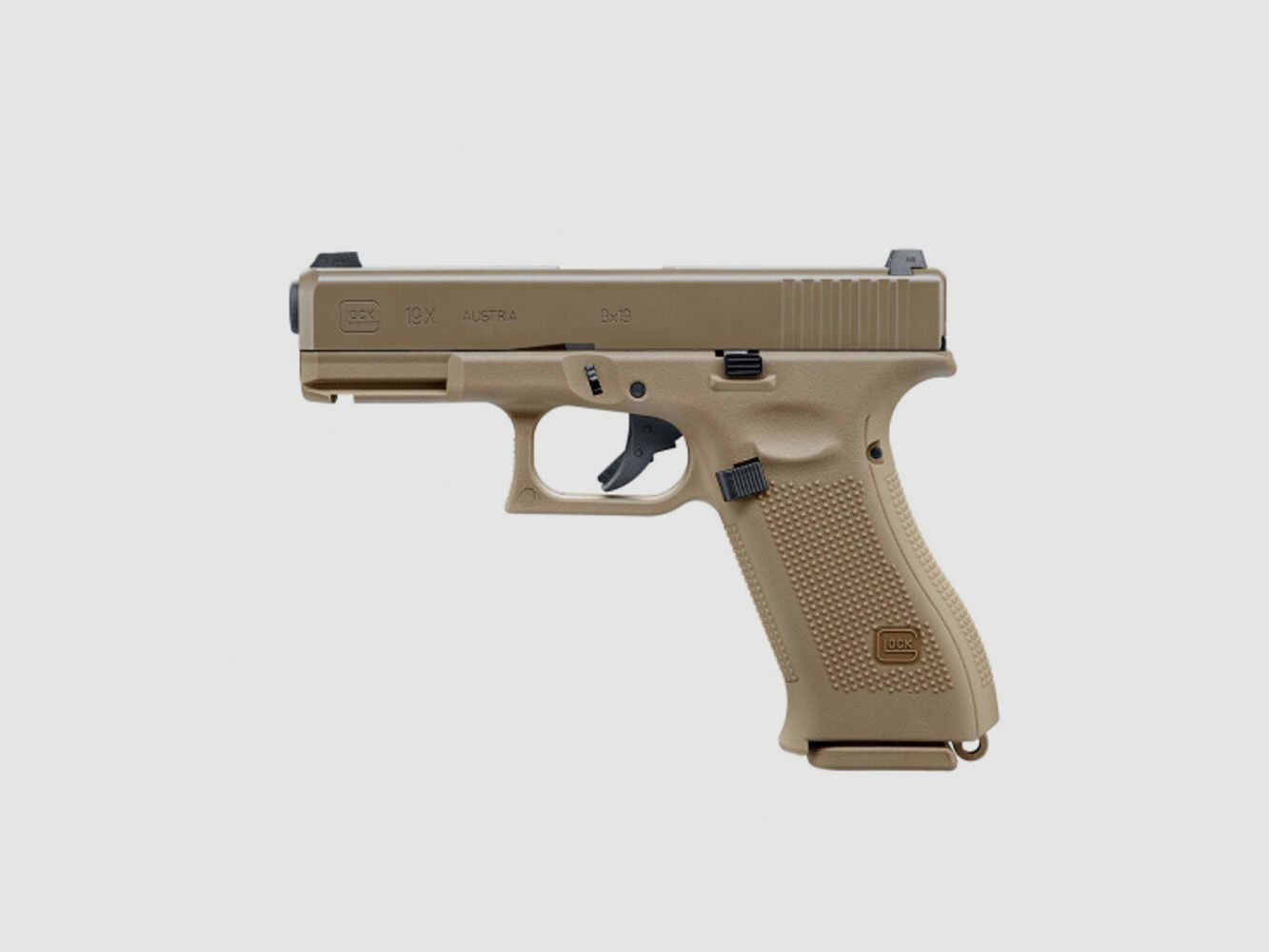 Umarex Glock 19X Airsoft GBB Pistole ab 18 - Tan