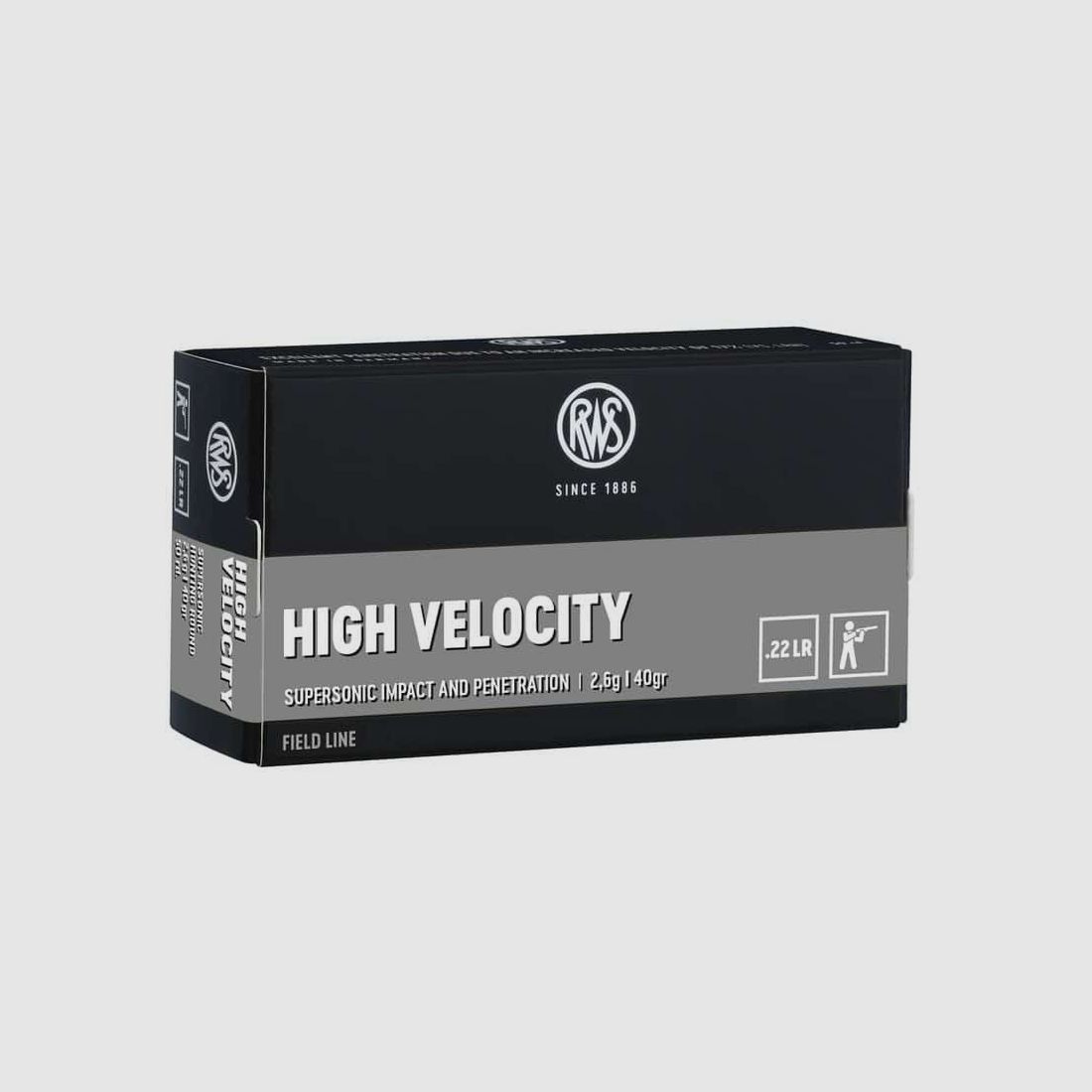 .22lr. RWS High Velocity, 2.6g. / 40grs.