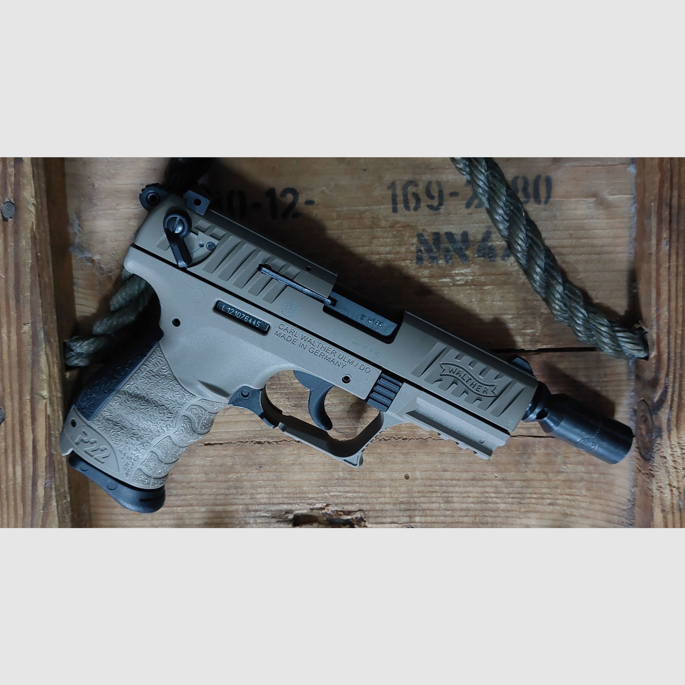 ⚠️ RZADKO! MODEL SPECJALNY Walther P22Q - FDE - Flat Dark Earth (PTB 778) P 22 Q P22