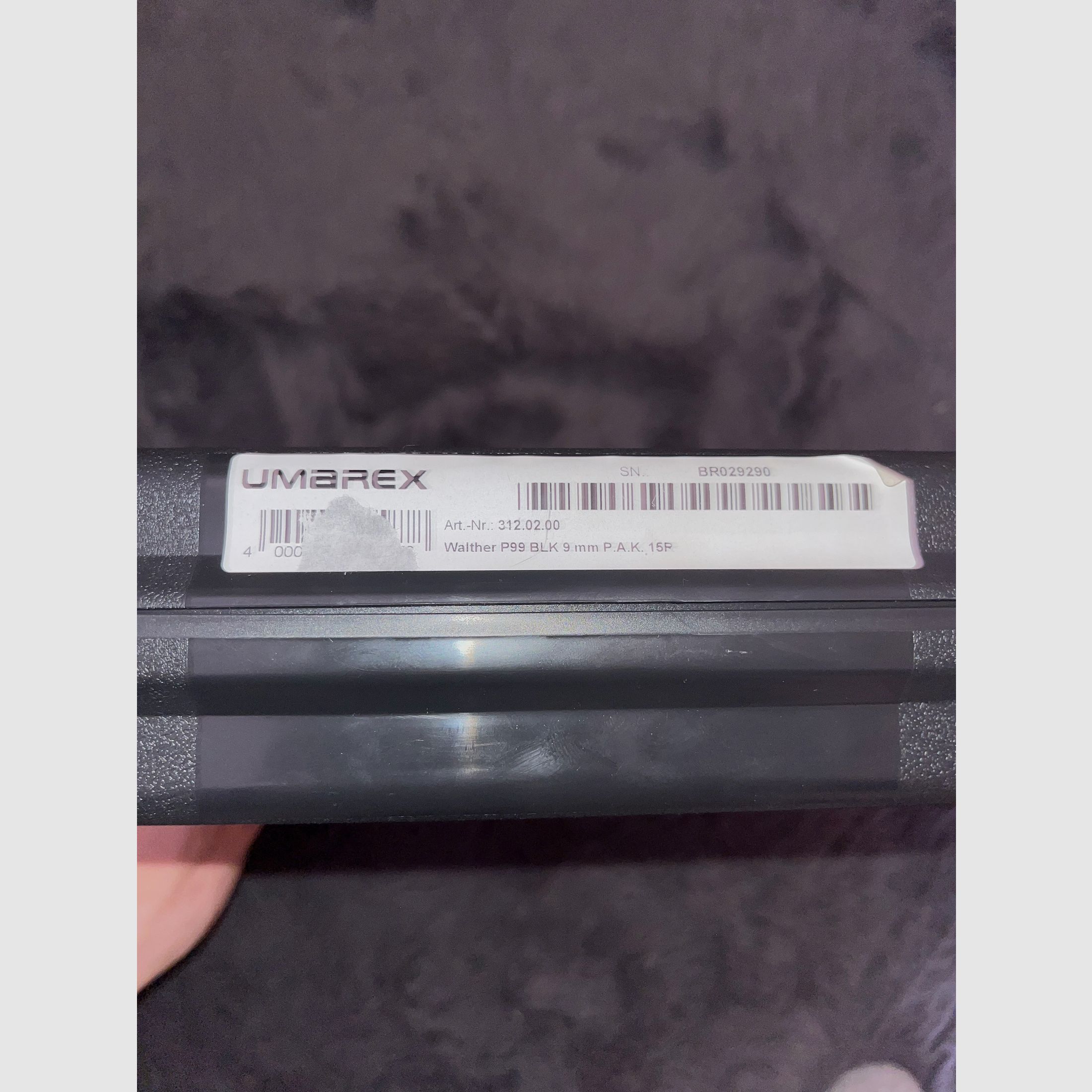 Walther P99 BLK 9mm P.A.K. 15R