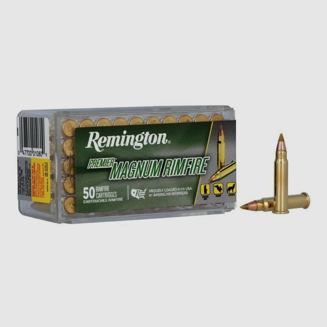 Remington Premier Mag Rimfire 17grs 50St .17HMR, immagine 1 di 5