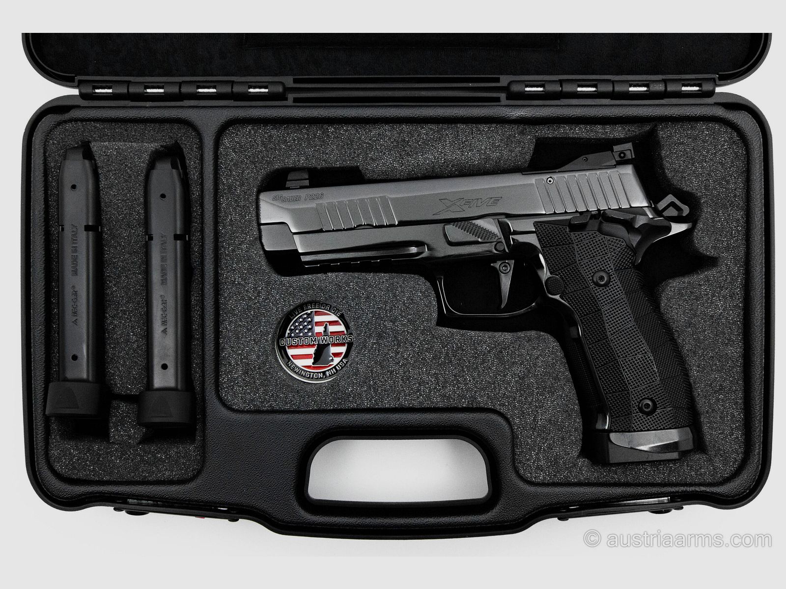 SIG Sauer P226 X-Five Custom Works Reserve mit Stahlgriffstück, Neuwaffe, 9 x 19 mm, Bild 5 von 5