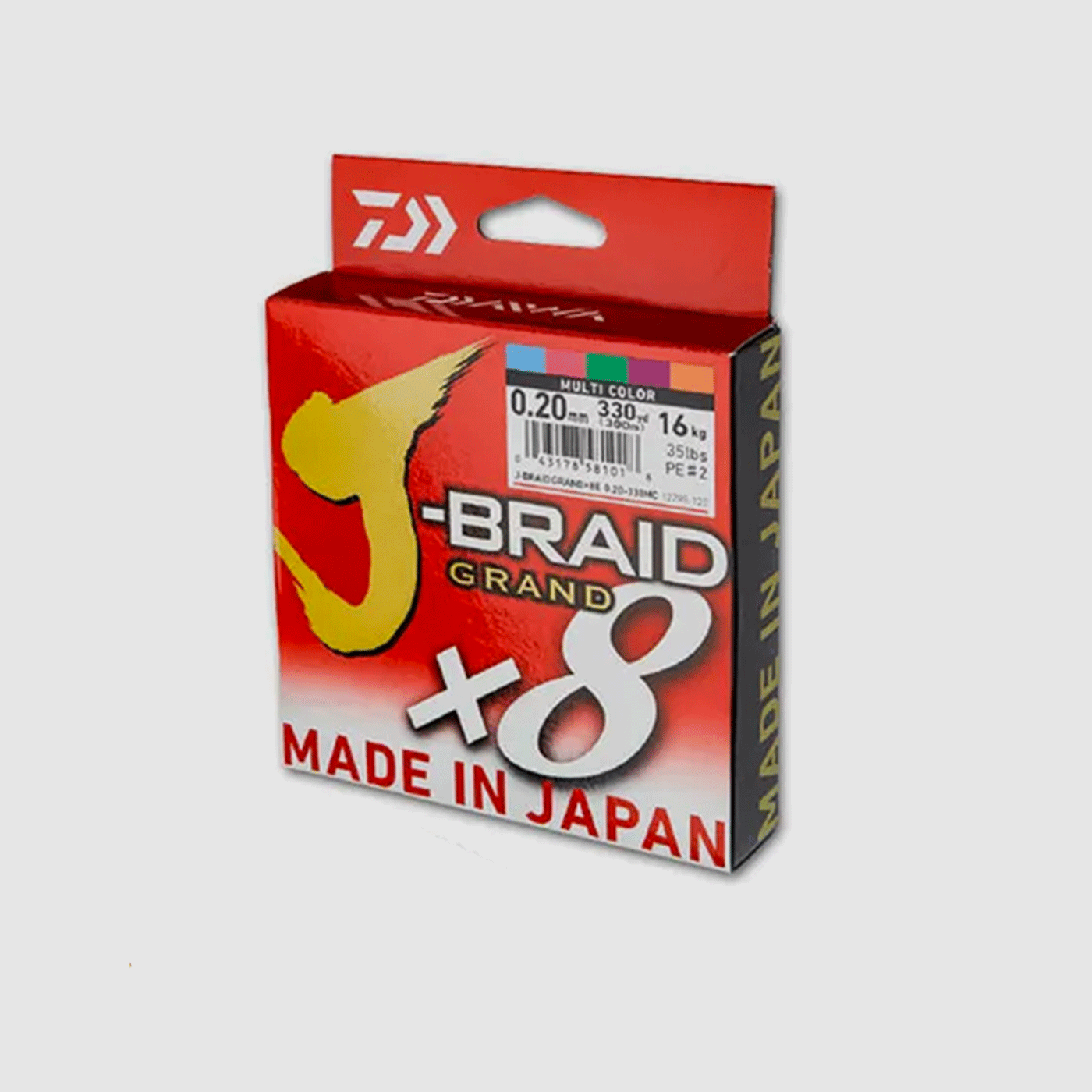 DAIWA – J-BRAID GRAND X8 Multi Color, image 1 of 2