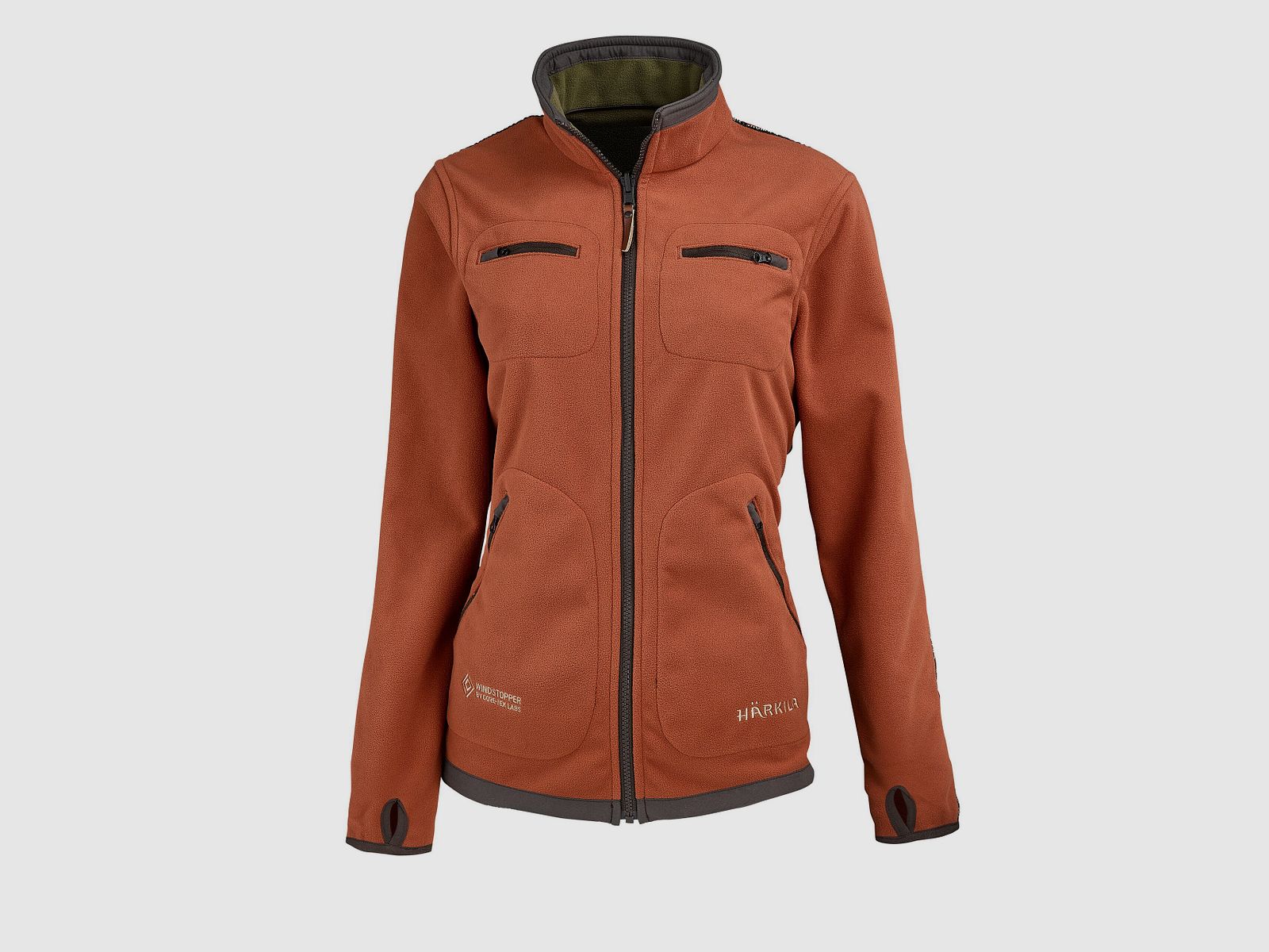 Hrkila Fleecejacke Kamko, wendbar