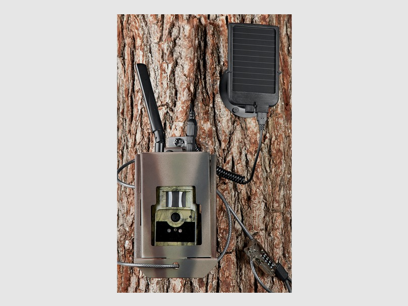 Stalen doos voor GPRS-camera + 8MP, SMS, MMS & mail, BLACKFLASH