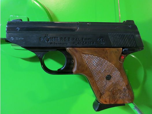 Röhm RG 8, Gas- Signalpistole, 8 mm P.A.K., wie PPK, PTB    #16-