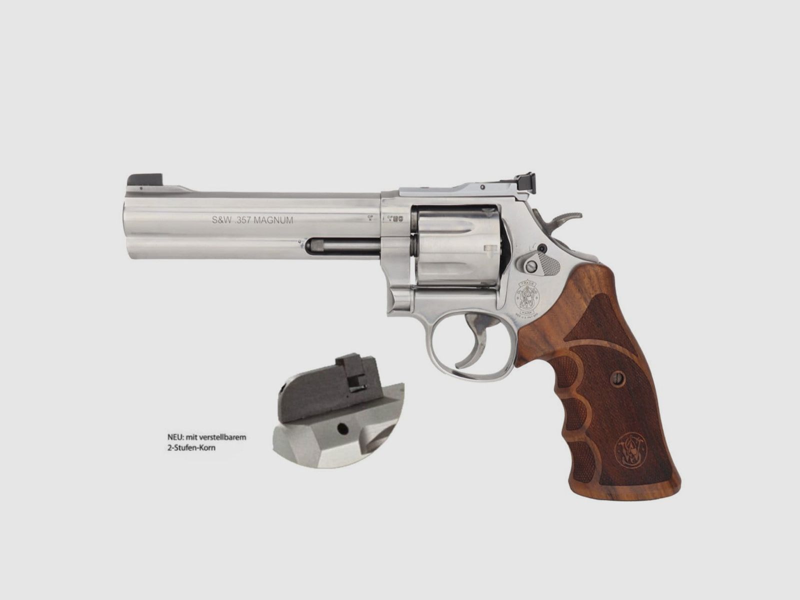 S&W Revolver Mod. 686 Deluxe Match Master 6 Zoll stainless Kal. .357 Magnum