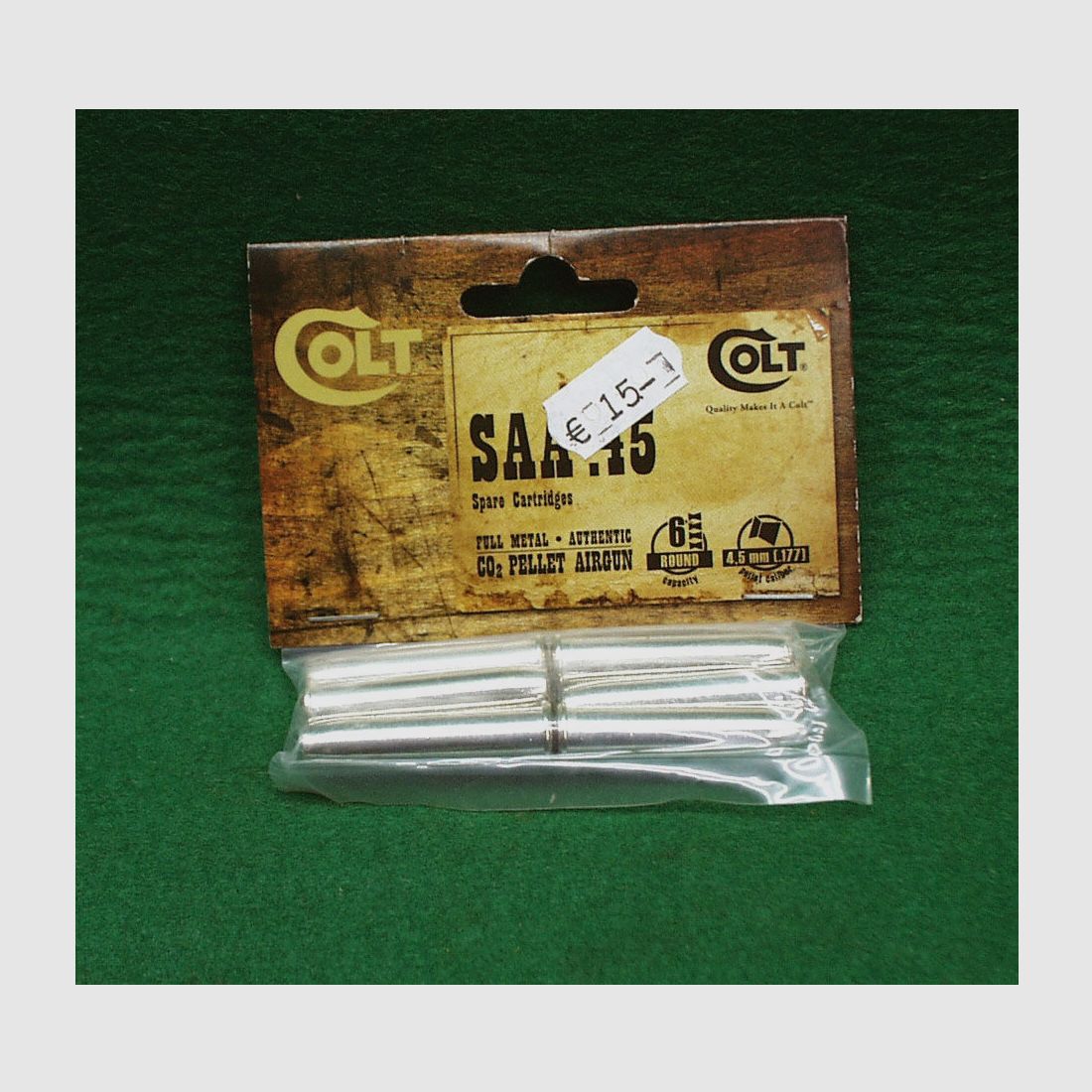 Umarex Colt SAA .45 Co2 Pellet Wiatrówka Wymienne Łuski