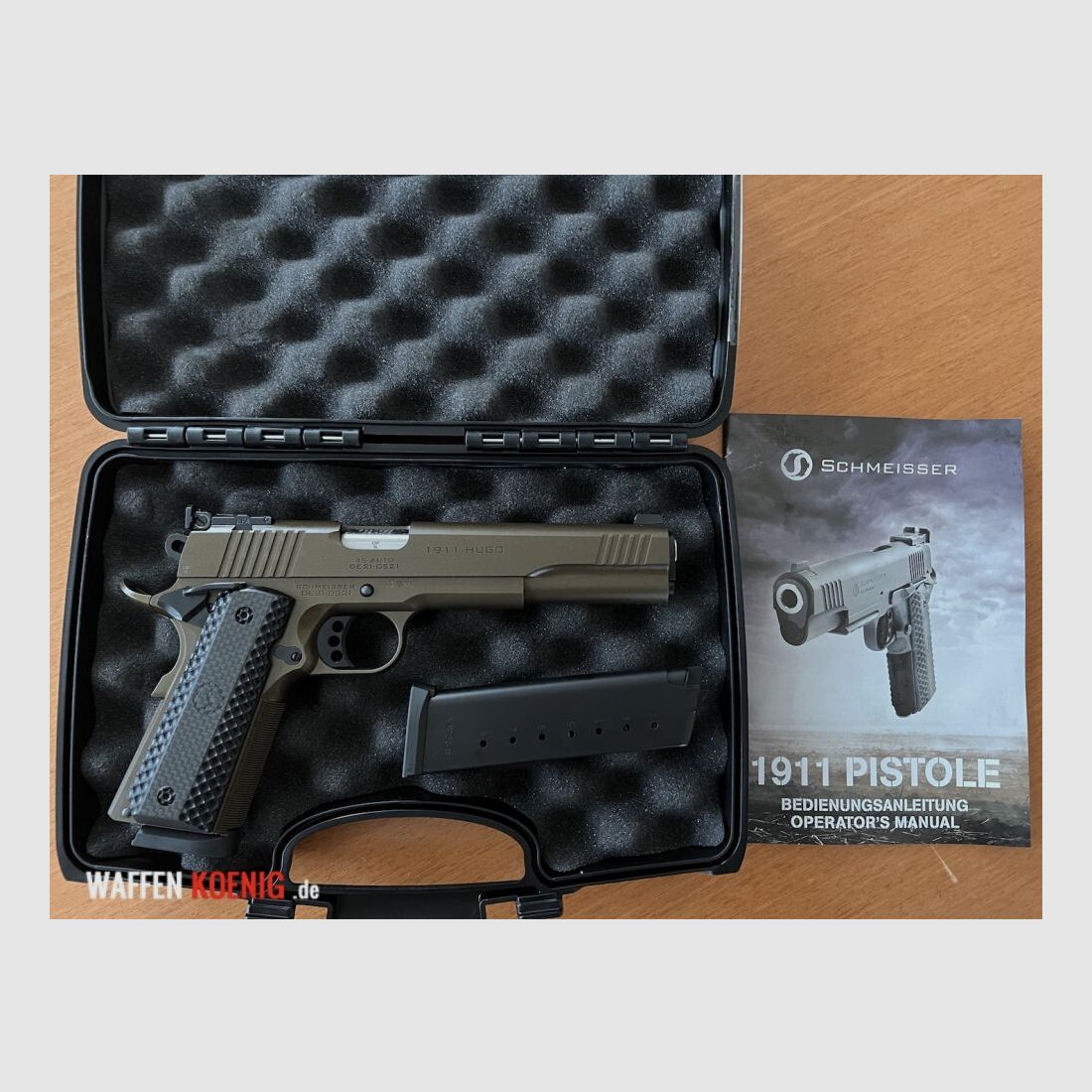 Schmeisser Schmeisser Hugo 1911 Kal. 45 ACP - 6" LL Thunderbronze