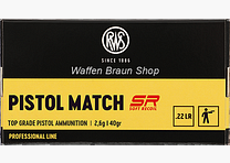 RWS .22 l.r. PISTOLA MATCH SR* 50 piezas