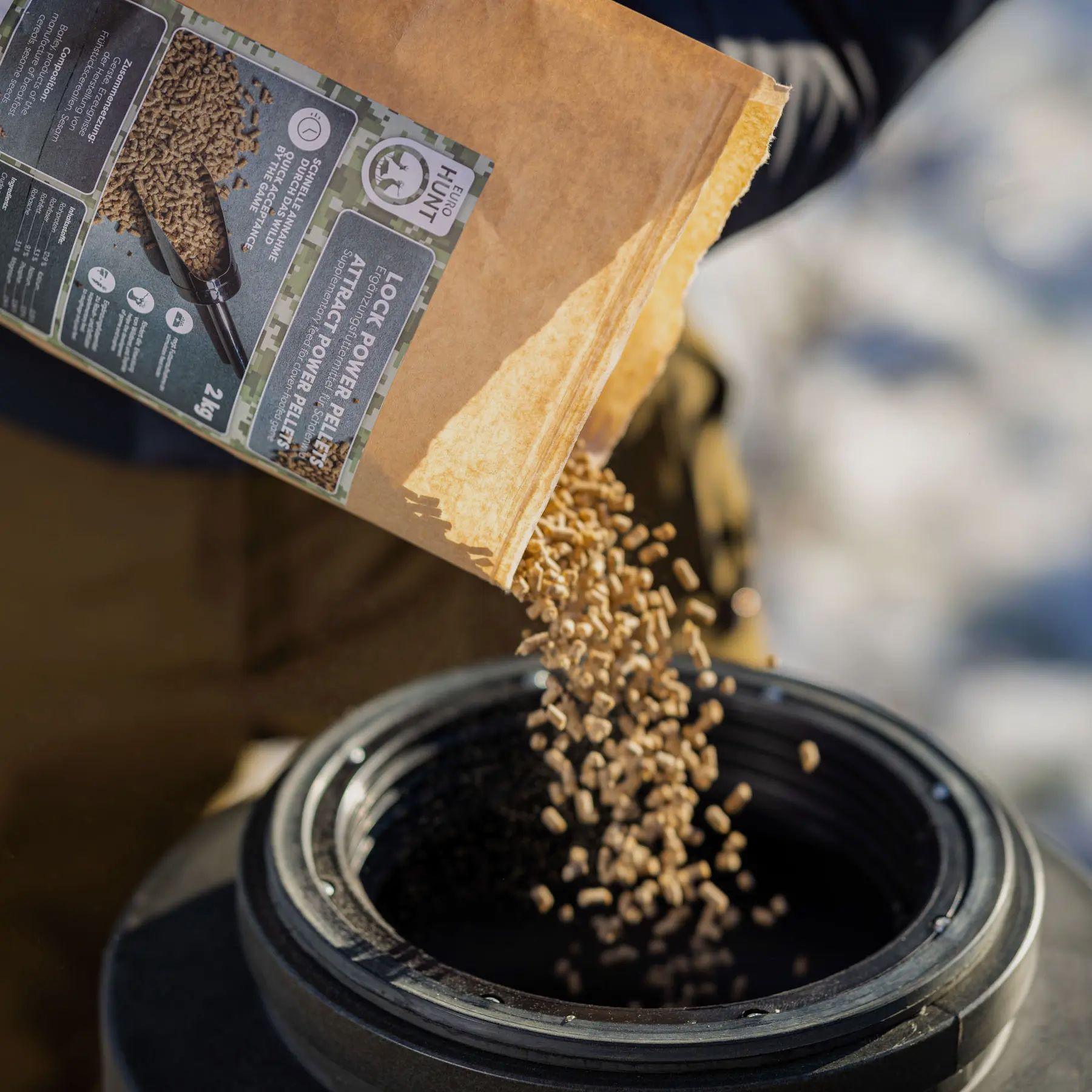 Eurohunt tamburo per alimentazione