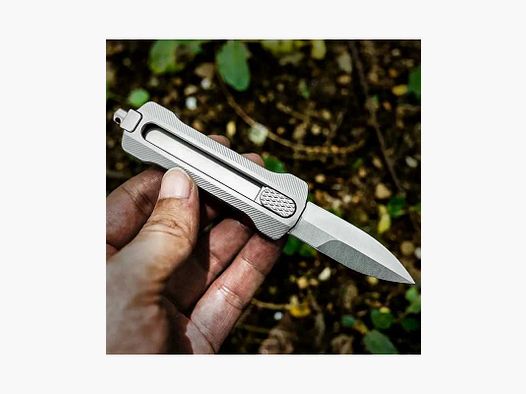 Baltic Steel Slike Titan OTF D2 Stahl Taktisches Messer Spearpoint Griff mit Glasbrecher