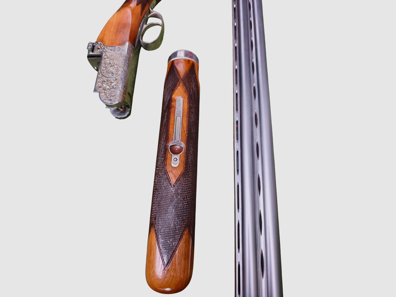 Antonio Zoli Bockdoppelflinte 12/70 – Trap 76 cm – graviert – Nickel Chrome Steel – Baujahr 1975