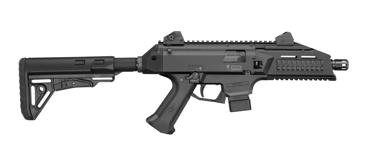 CZ Scorpion EVO 3 S1 AR Stock 9mm Para zwart – Tactische PCC met AR-schootsteun zonder magazijn, afbeelding 1 van 3