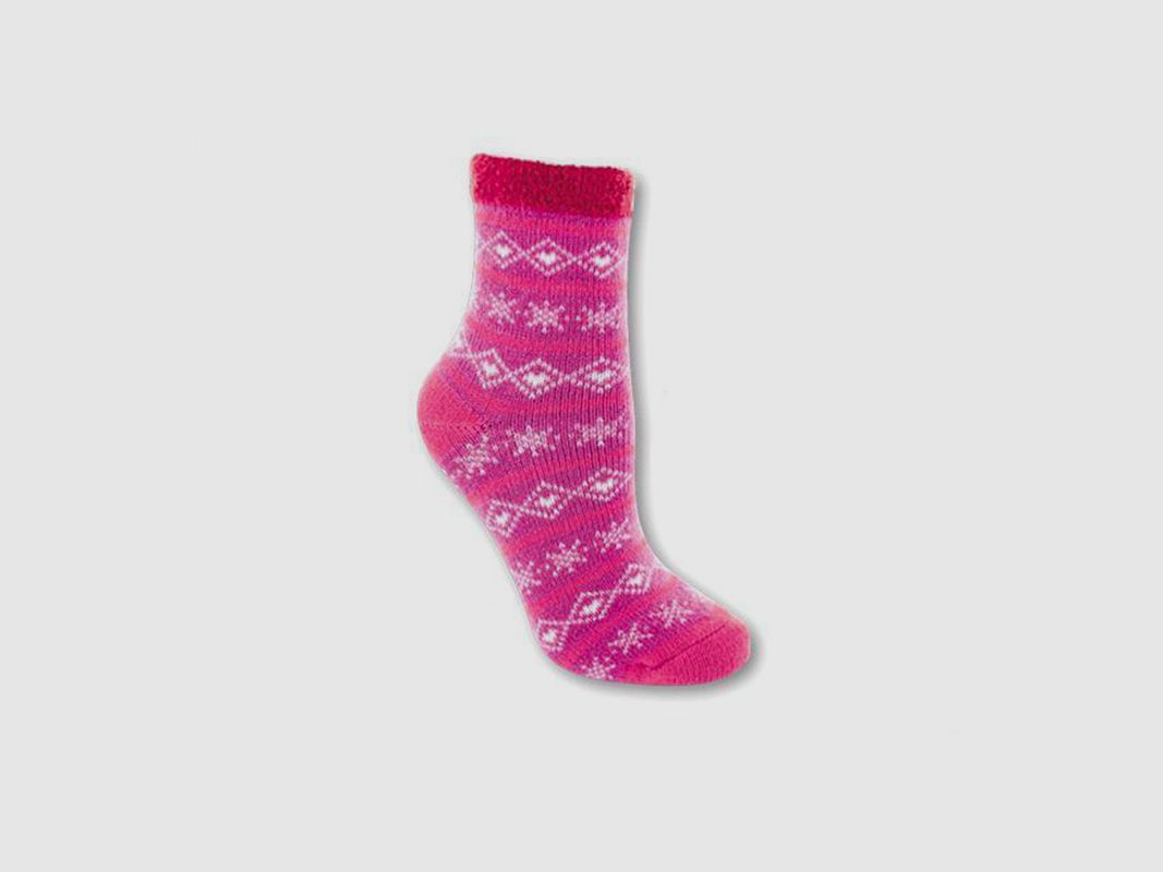STOCK SOCKS – YAKTRAX – ALOE CABIN SOCKS COL. PINK SIZE 34-42