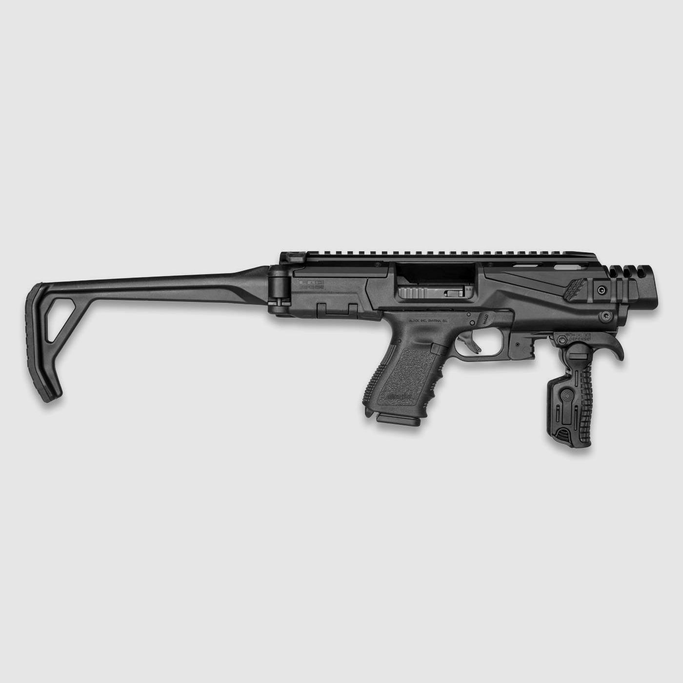 Crosse FAb Verteidigung KPOS SCOUT für Glock Gen 3 bis 5 mit Bungee + SLS SCHWARZ, Bild 1 von 3