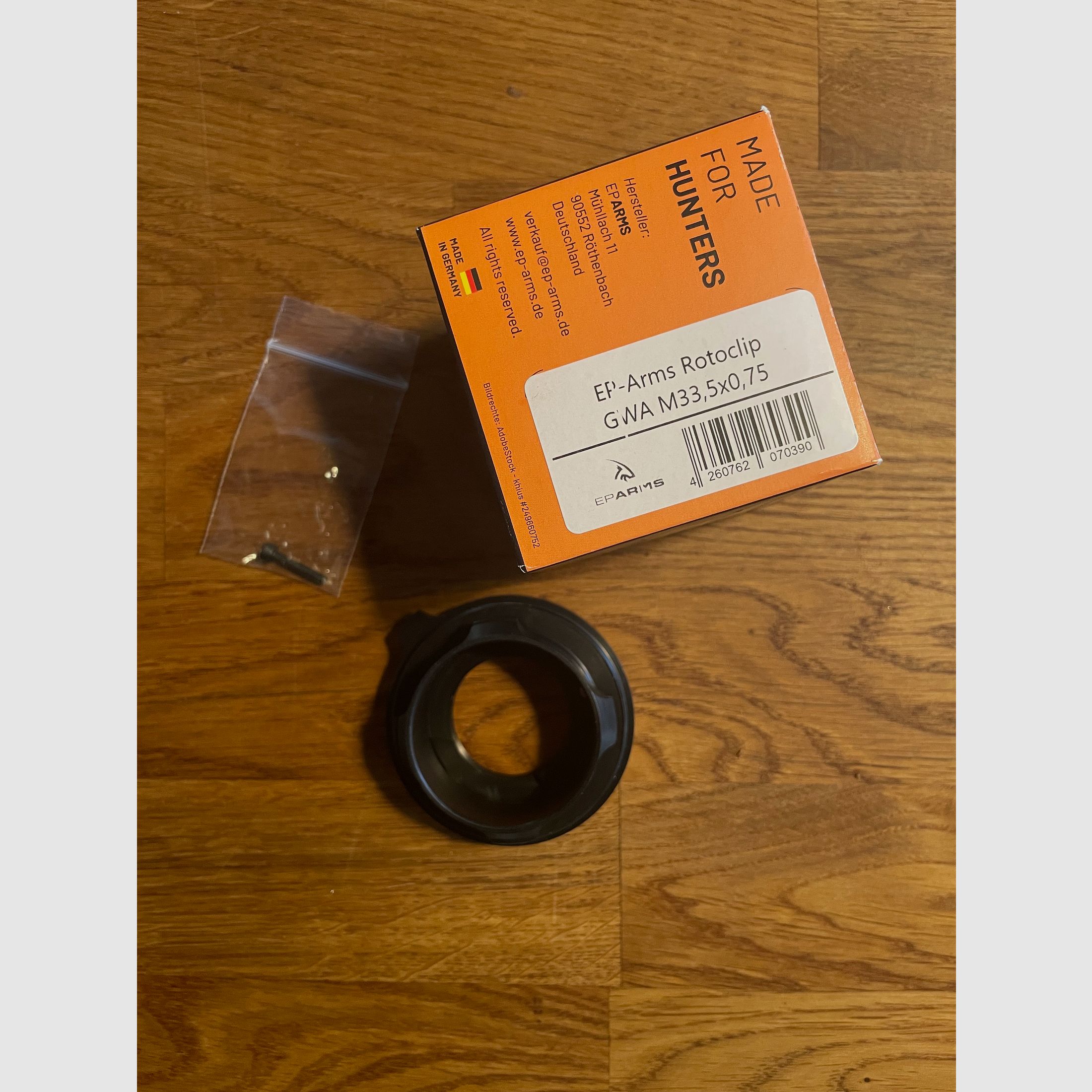 EP Arms Rotoclip adaptador de rosca M33,5 x 0,75