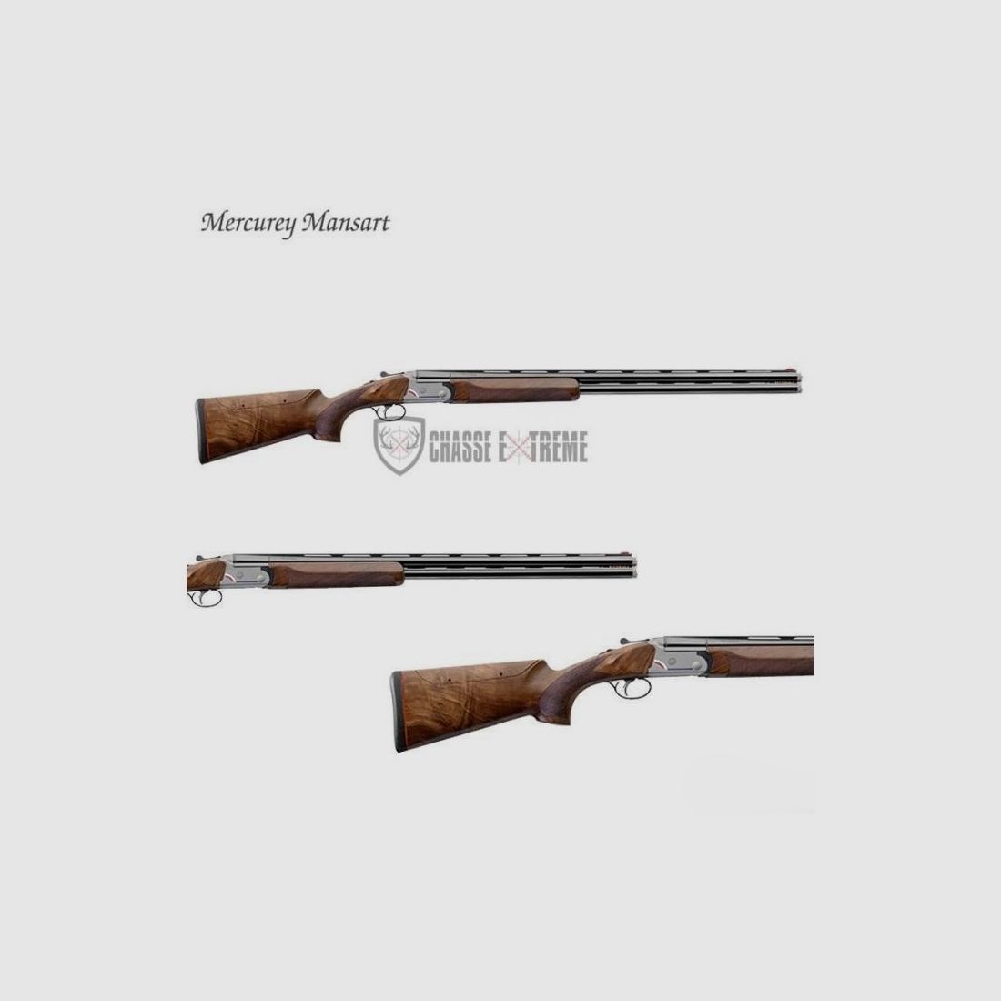 Flinte MERCUREY MANSART X8CF Ergal 76cm Bande 9-7mm Kal. 12/76