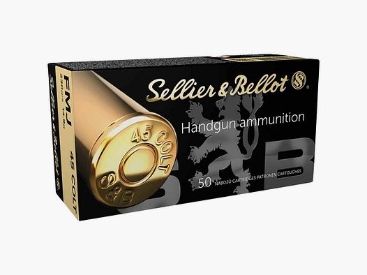 Sellier & Bellot .45 LC S&B Pełnopłaszczowy Okrągły Nos 230grs - 50szt