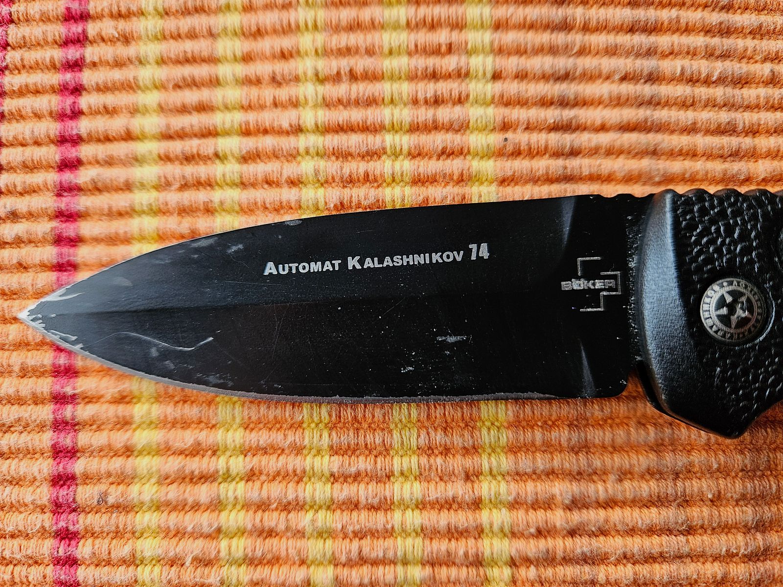 Böker Plus Springmesser AKS-74 D2 schwarz