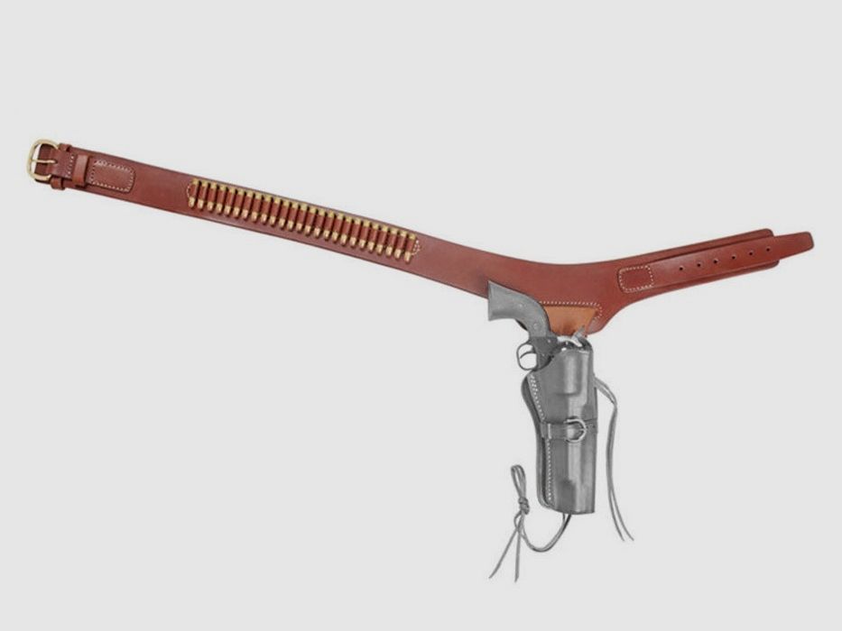 Gürtel Wyoming Large .44/.45 braun RH