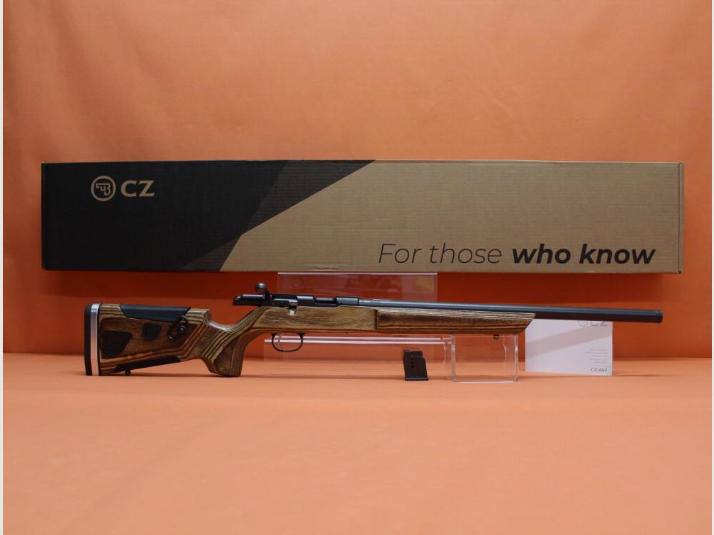 CZUB Rep.Büchse .22lr CZUB CZ 457 AT-One 525mm Varmint Lauf/ Gewinde 1/2-20/ Schichtholzschaft