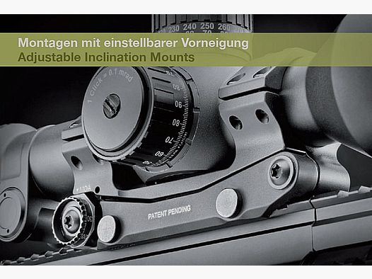 Eratac Montage Block Picatinny Gen2 0-70MOA 30mm T5/ m.Mutter BH 25