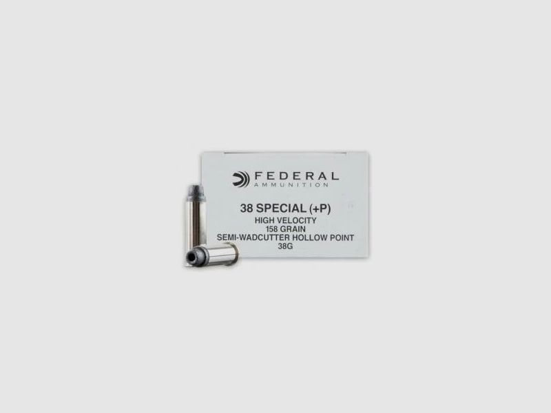 Federal Power-Shok .38 Special 158GR JHP 50 Patronen