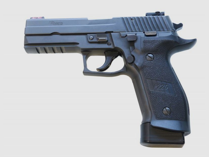 Sig Sauer Griffschalenset Tacops, schwarzes Polymer P226 SA/DA, Bild 4 von 6