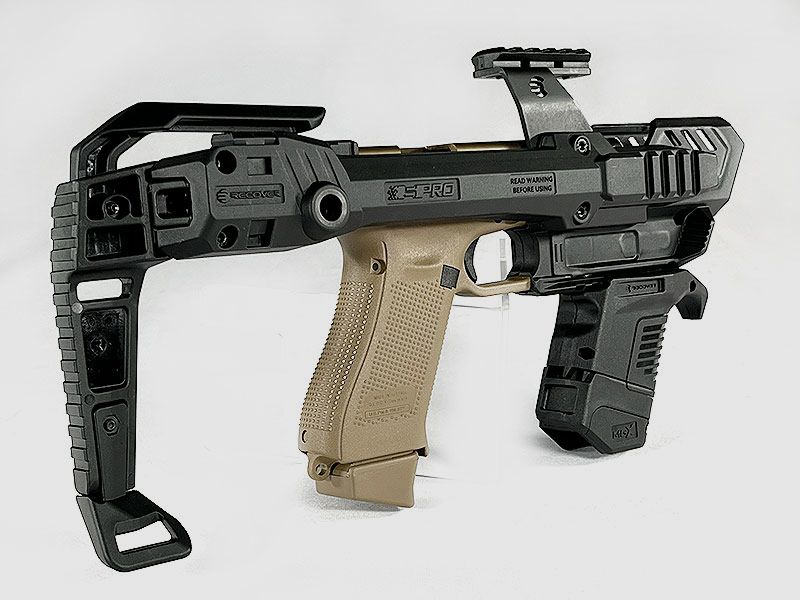 RECOVER GLOCK Conversion FULL Kit SPRO MG Calcio Pistol 1-colore Nero