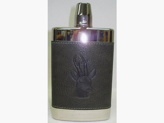 Cognacflasche 250ml - Prägung Rehbock, PVC