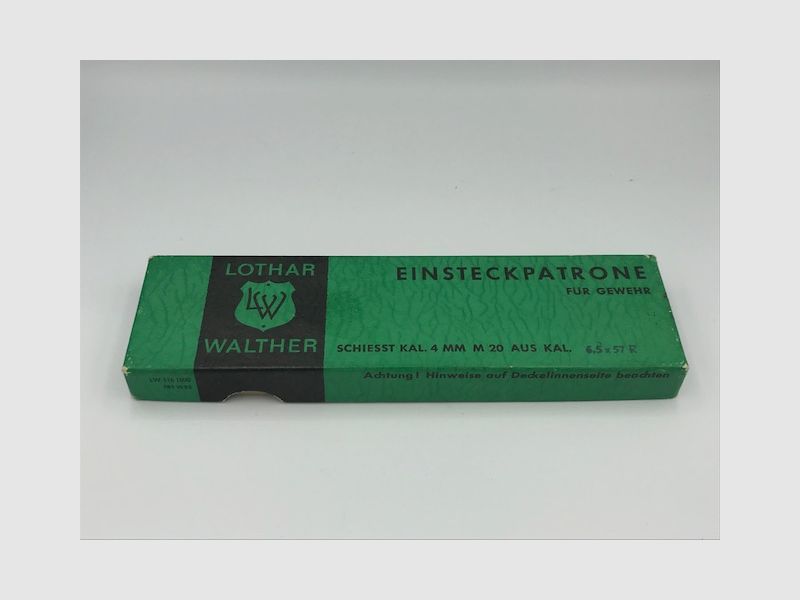 Lothar Walther Einsteckpatrone für Gewehr in 6.5×57 R schiesst Kaliber 4mm M20