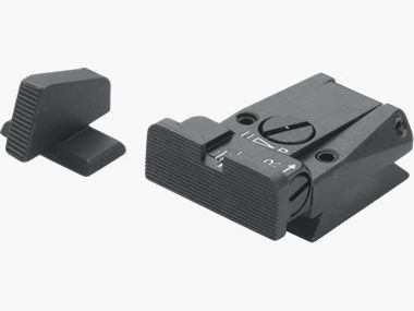 LPA SPR70P707 Mikrometer-Visiersatz für HK P7 M8/M13 und MK23 SOCOM – Schwarzes Visierbild