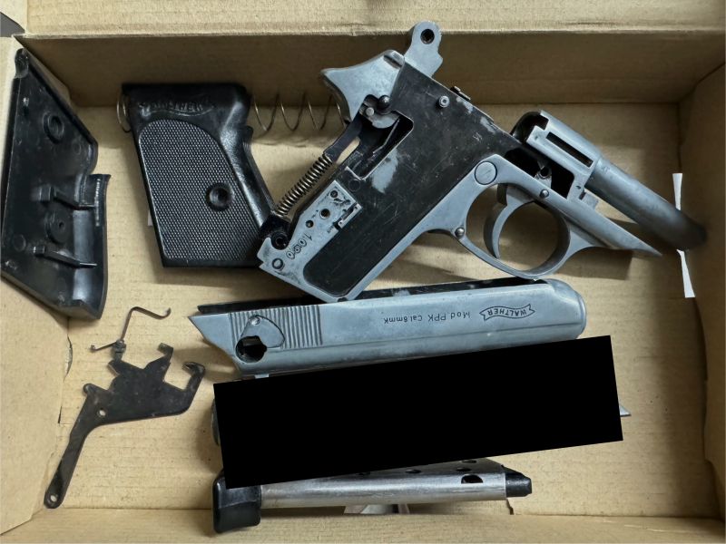 Walther PPK 8mm Teilesatz