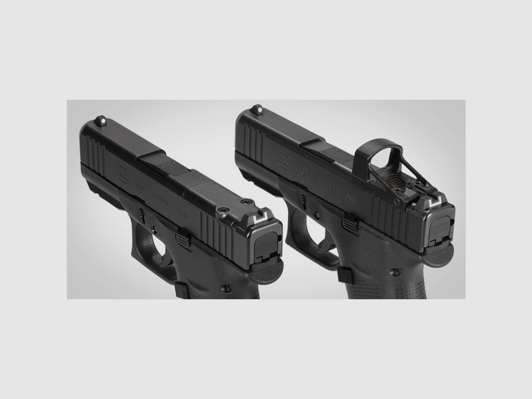 Pistole Glock 43 X Black Rail FS MOS Combo Shield RDS 4 MOA, Bild 3 von 3