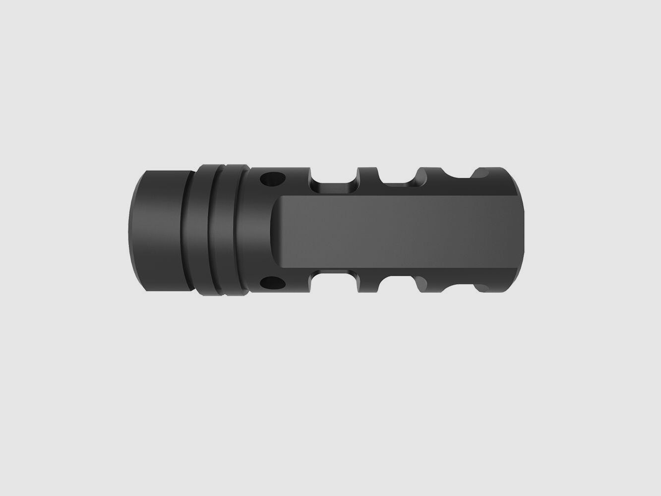 Compensatore Norec Schmeisser AR-15 .223 1/2-28 acciaio brunito