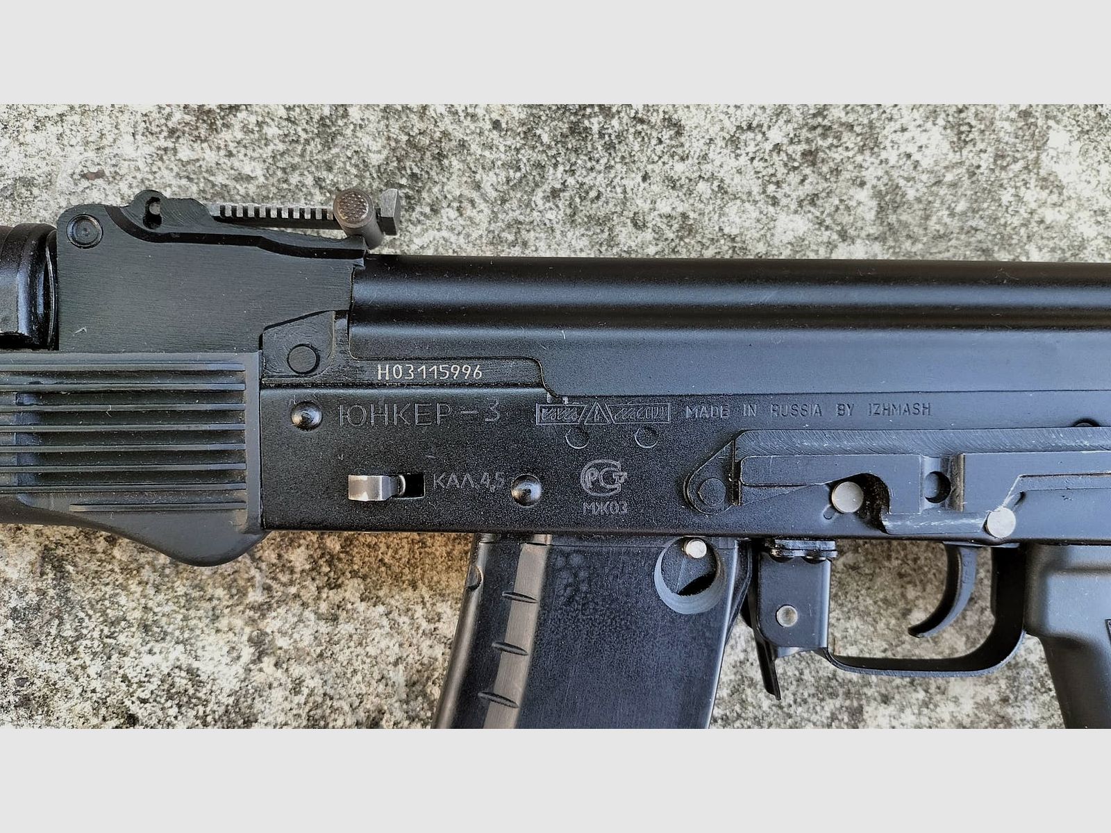 S.U.C.H.E. IZHMASH Yunker 3 Co2 4,5mm Luftgewehr AK74 AK47 AKM Saiga russisch Russland Sturmgewehr