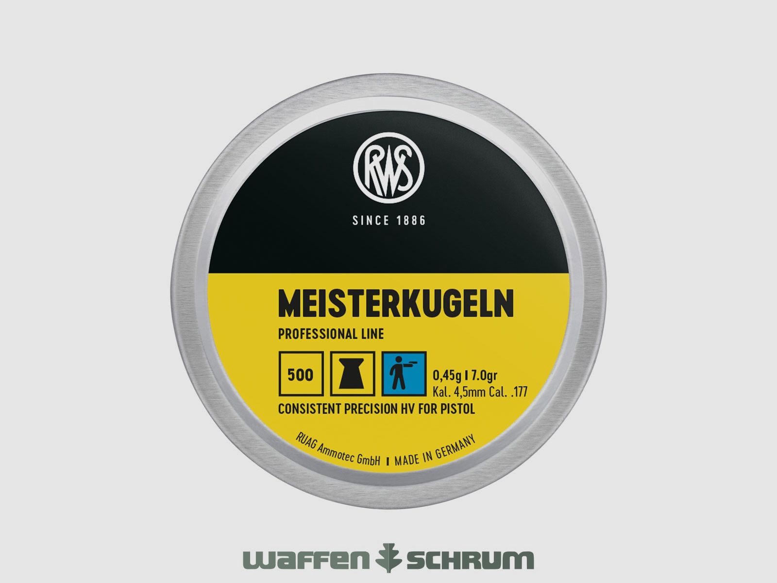 RWS Meisterkugeln 0,53g 4,49mm Professional Line