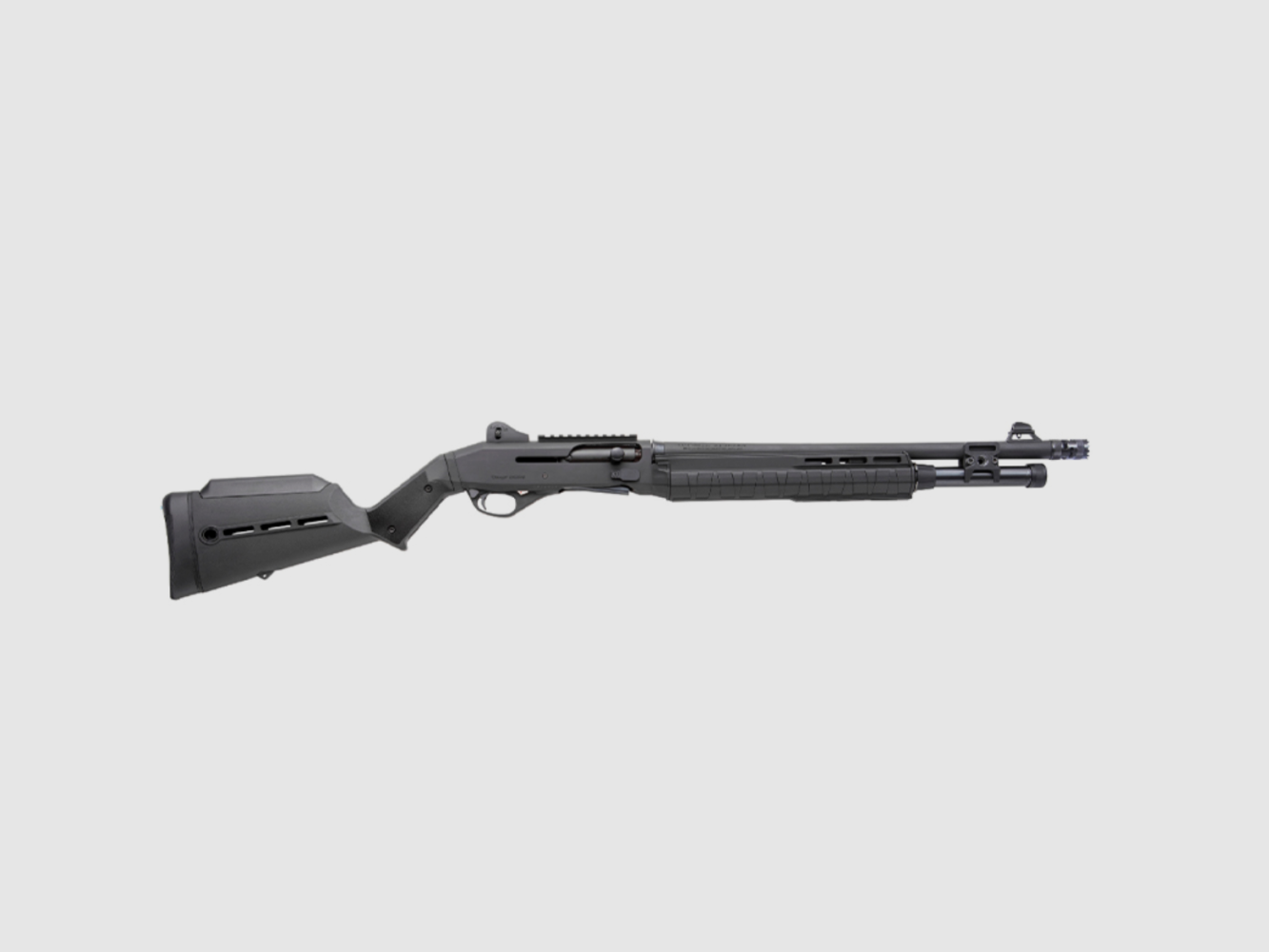 M3000 Tactical, 12/76, 48cm, breech choke, ghost sight, picatinny rail, tactical stock, 7-rds, Black