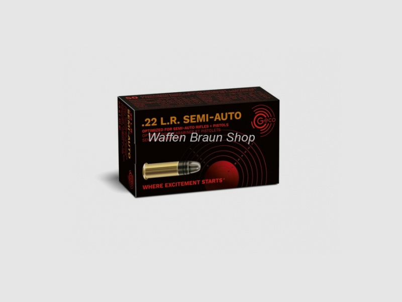 GECO .22 l.r. SEMI AUTO 50 Stück
