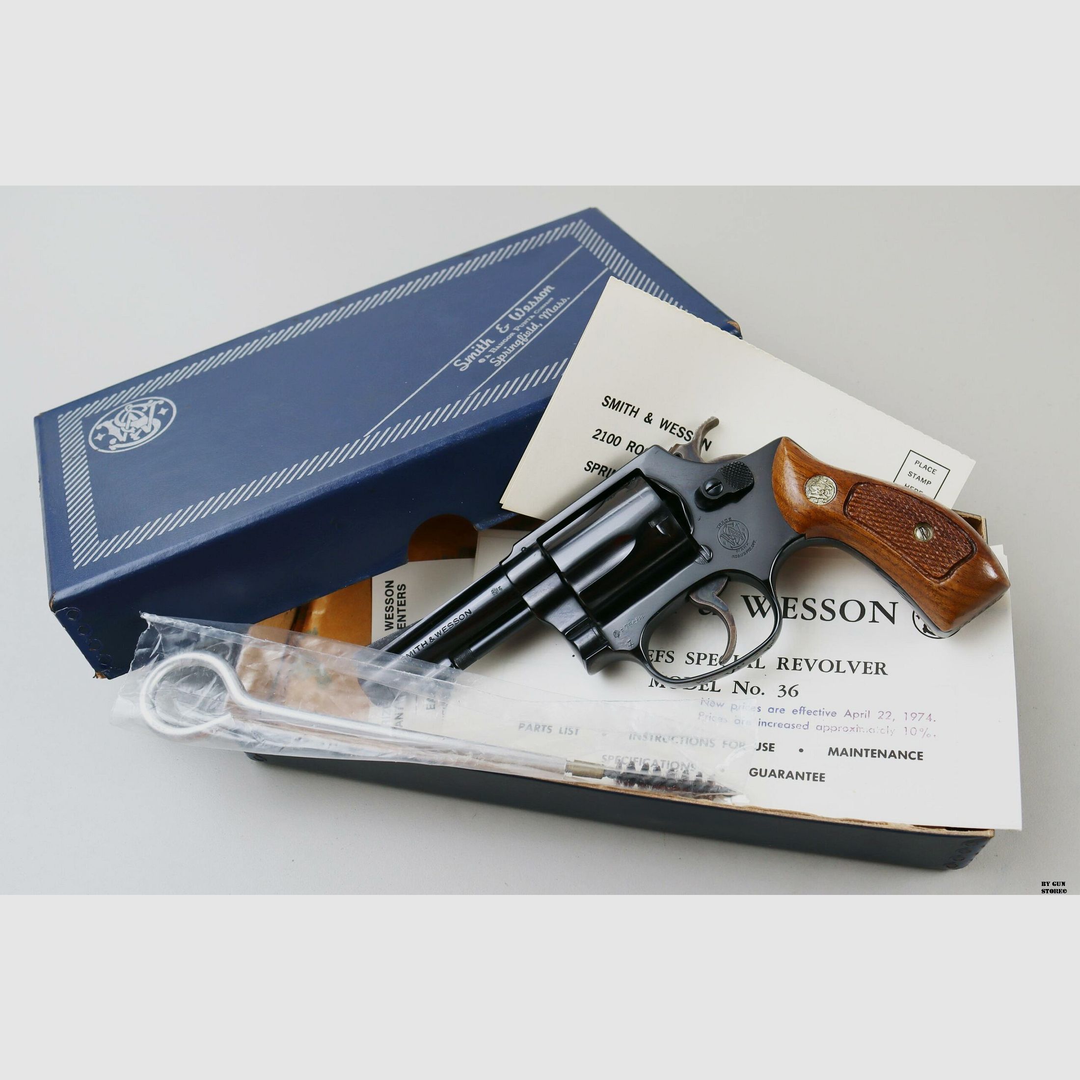 Revolver Smith & Wesson mod. 36 cal. 38 spec. serial no. J288804, image 9 of 11