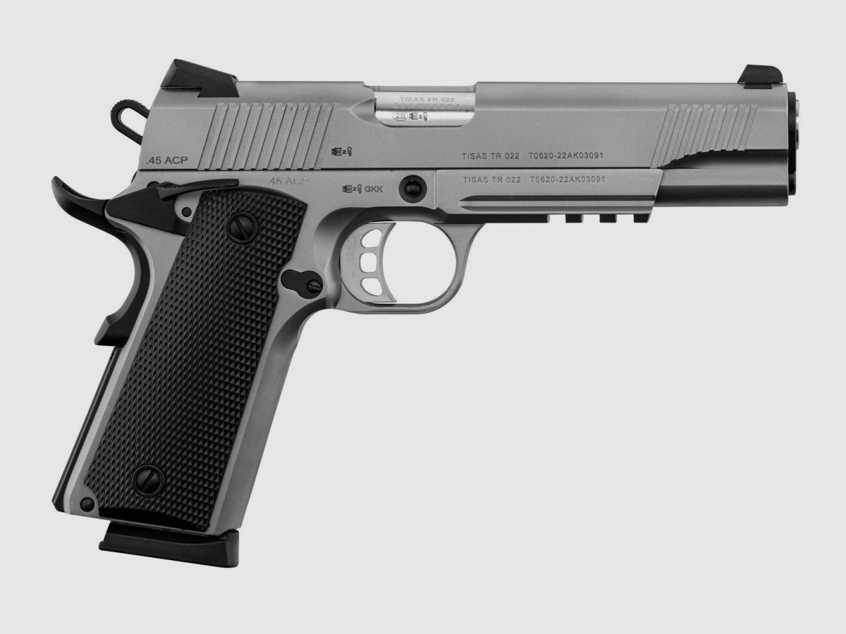 Pistolet TISAS ZIG PC 1911 Inox 5 - CAL 45 ACP TISAS, image 3 sur 10