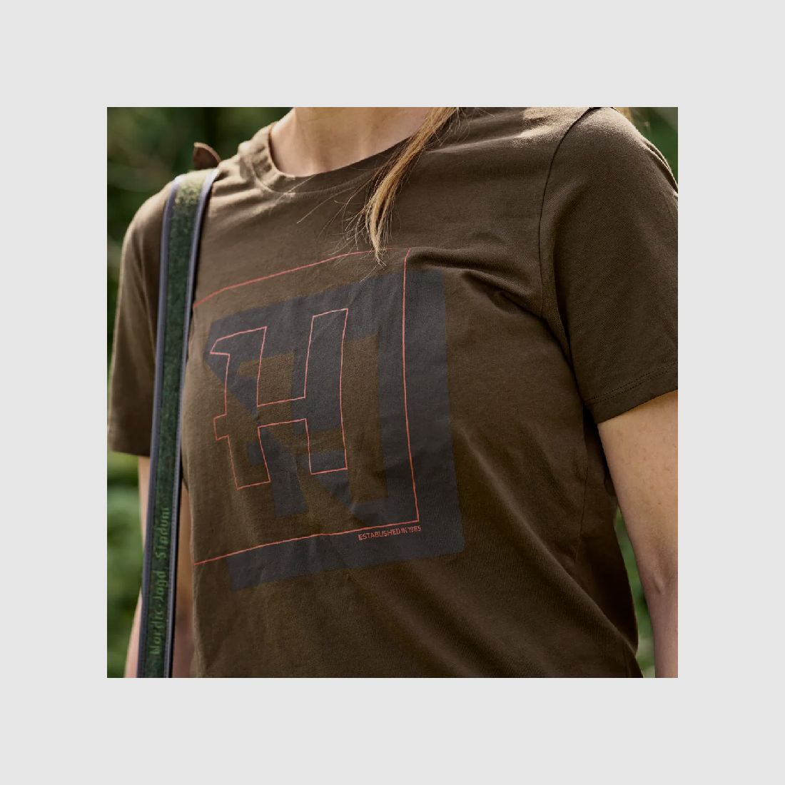 T-shirt femme HÄRKILA H-LOGO S/S WILLOW GREEN, image 3 sur 5