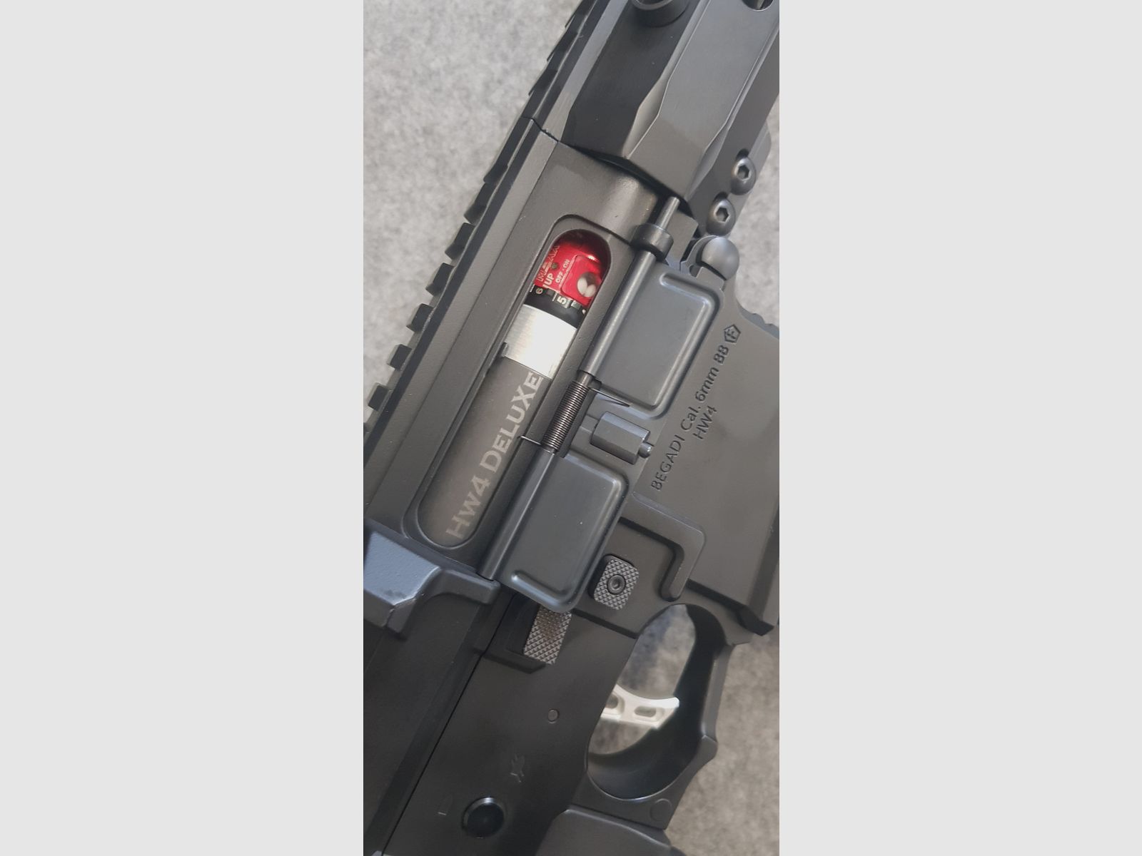 Neuwertig Begadi HW4 Deluxe  S-AEG Metall Gear Softair Gewehr   ab 18 Jahre 6mm BB kein Classic oder Premium