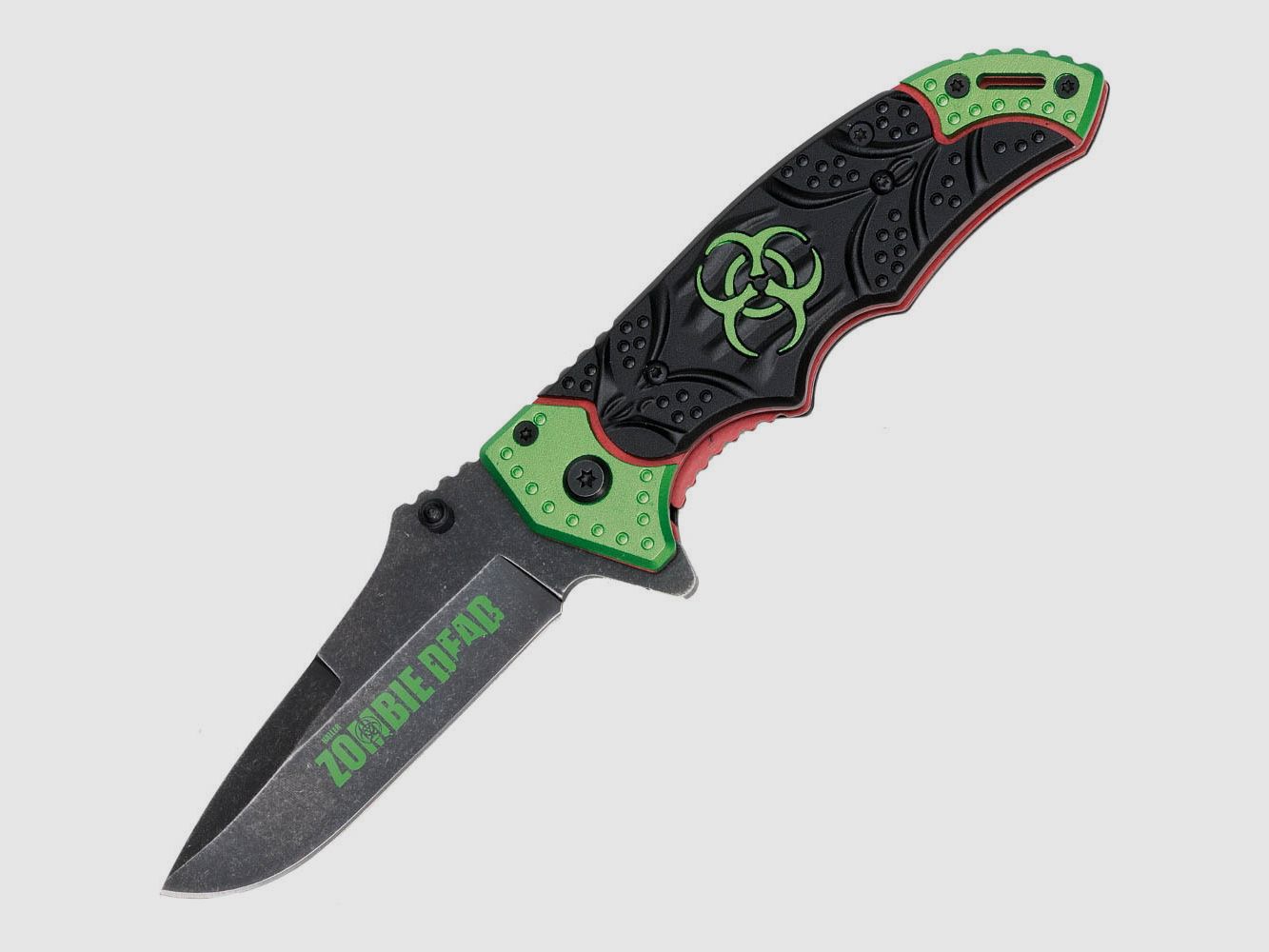 Zombie Dead Folder Messer mit Gürtelclip