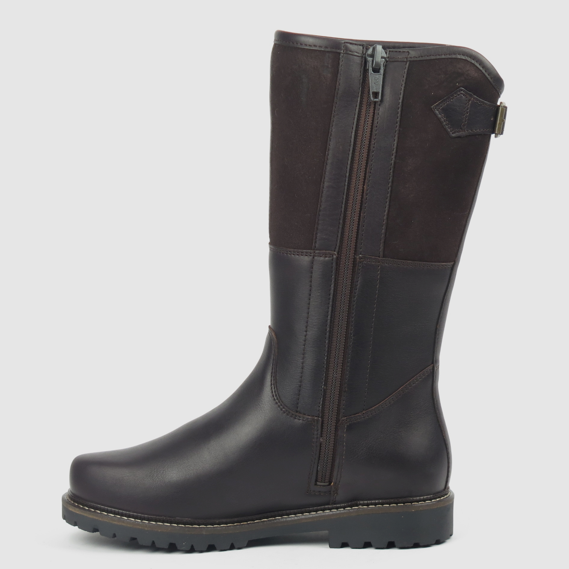 dirndl & bua Damen Winter Stiefel in Dunkelbraun, Bild 4 von 4