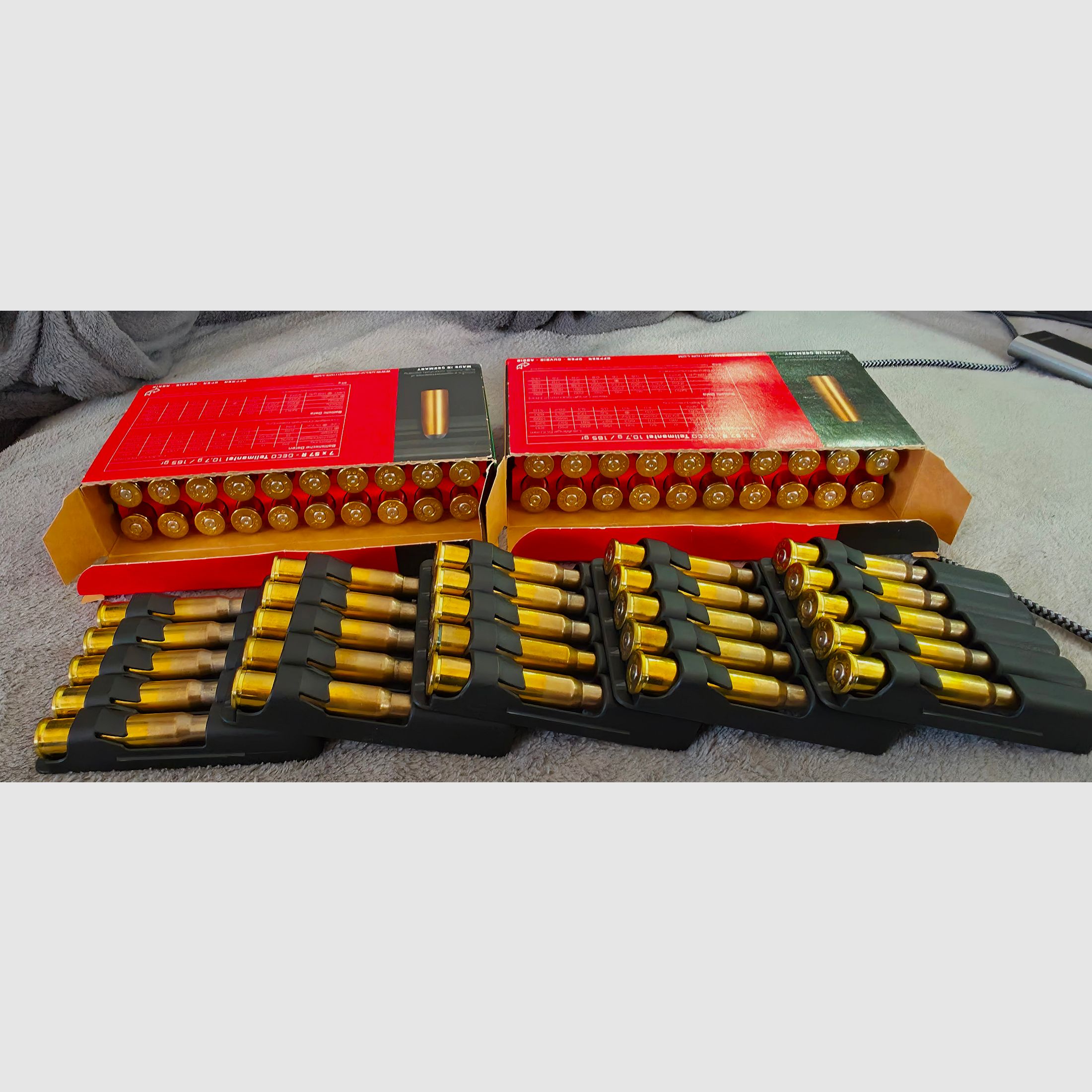 Cases 7x57R (Gecko) 20 pieces