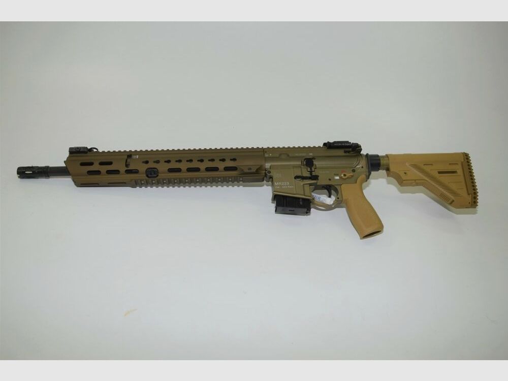 Heckler & Koch MR 223 long slimline handguard - sand ral 8000