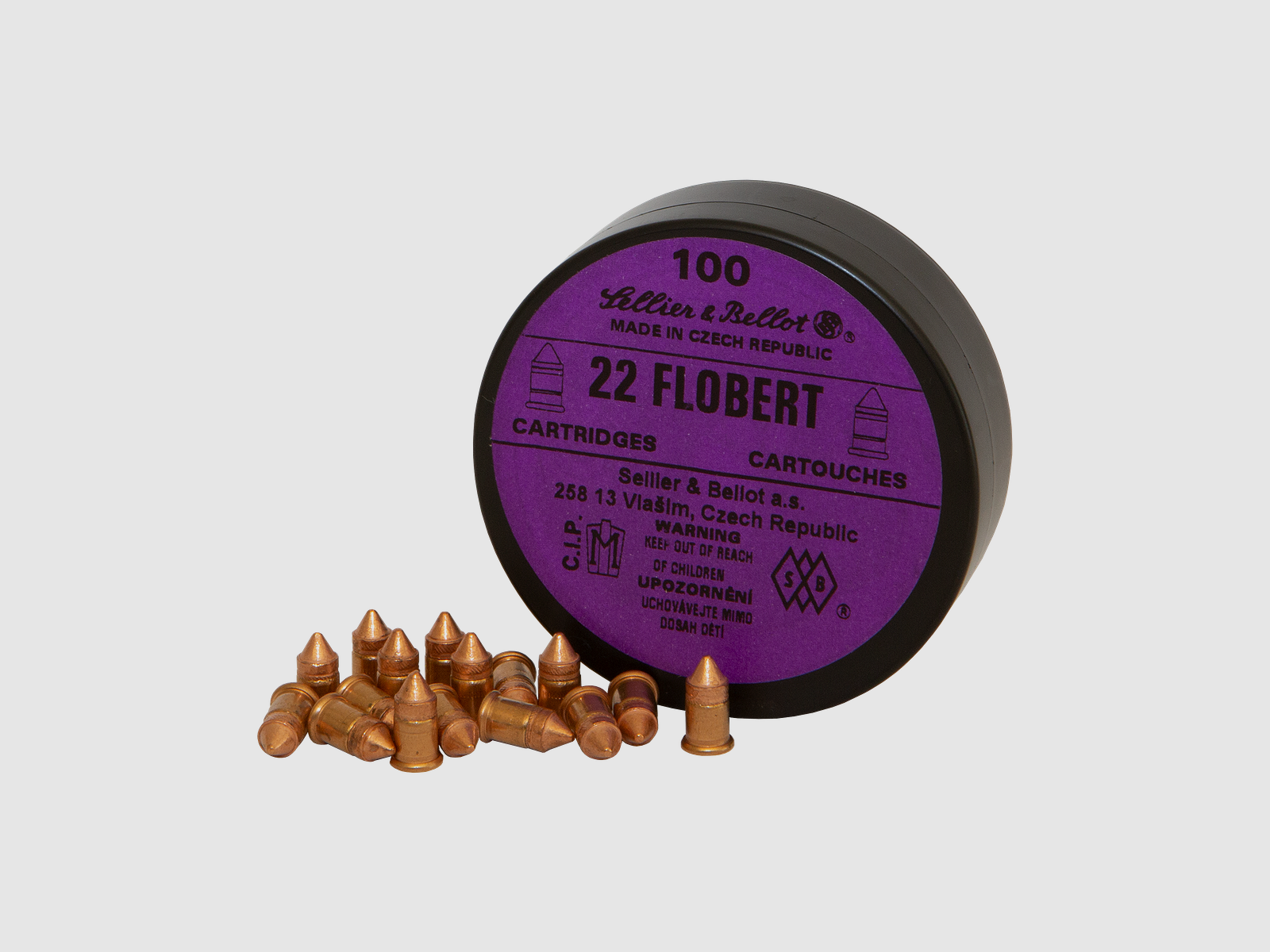 Sellier & Bellot Blank Ammunition .22 Flobert, image 1 of 3